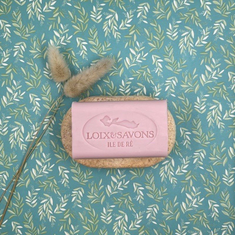 Savon artisanal surgras ficelle fleur d'orchidée