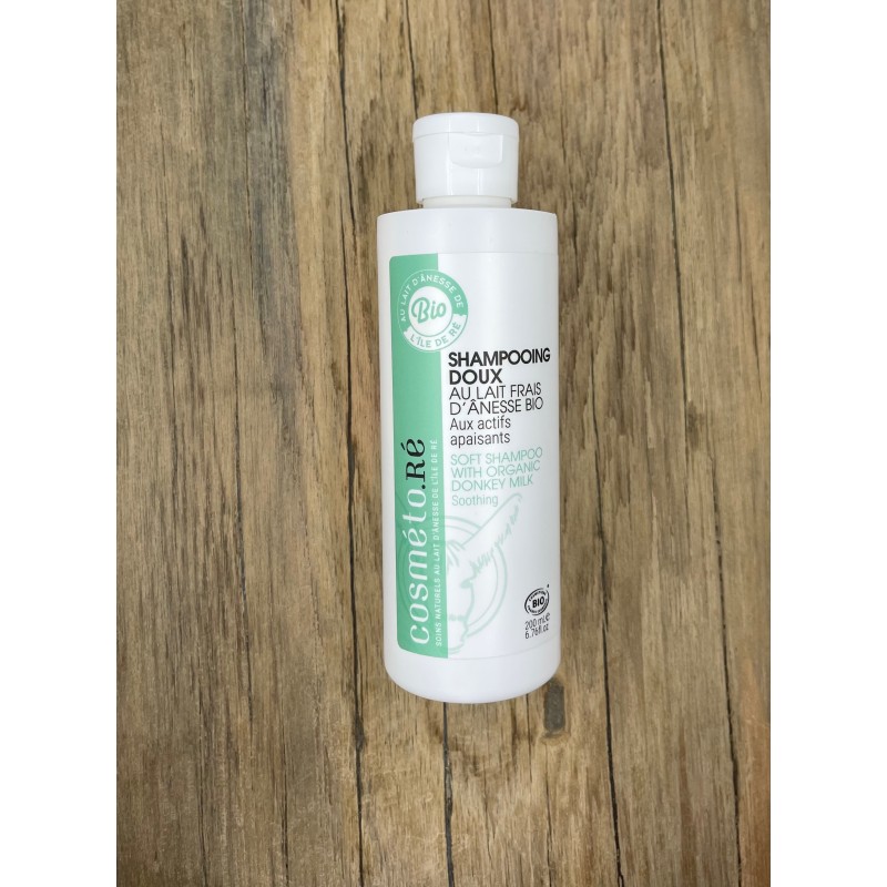 Shampoing doux au lait d'anesse frais 200ml