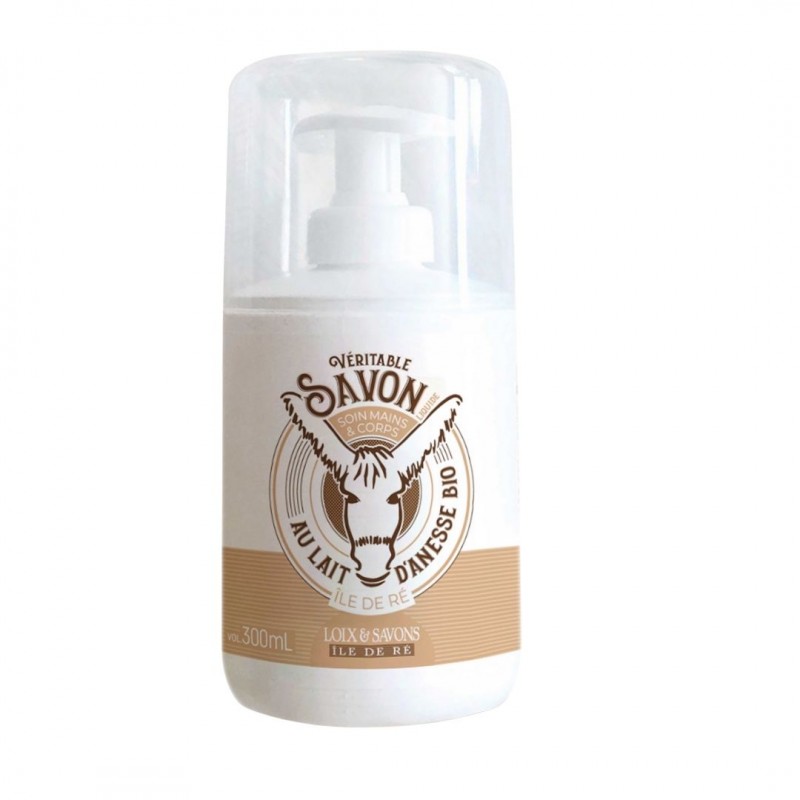 Savon liquide au lait d'anesse
