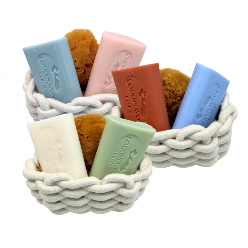 coffret coton avec savon