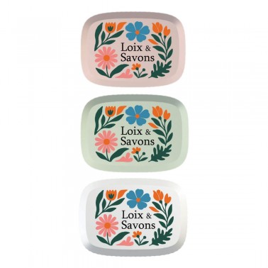 Boite à savon recyclé FLEURS LOIX ET SAVONS