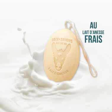 Savon ficelle au lait frais d'Anesse BIO 200gr professionnelle