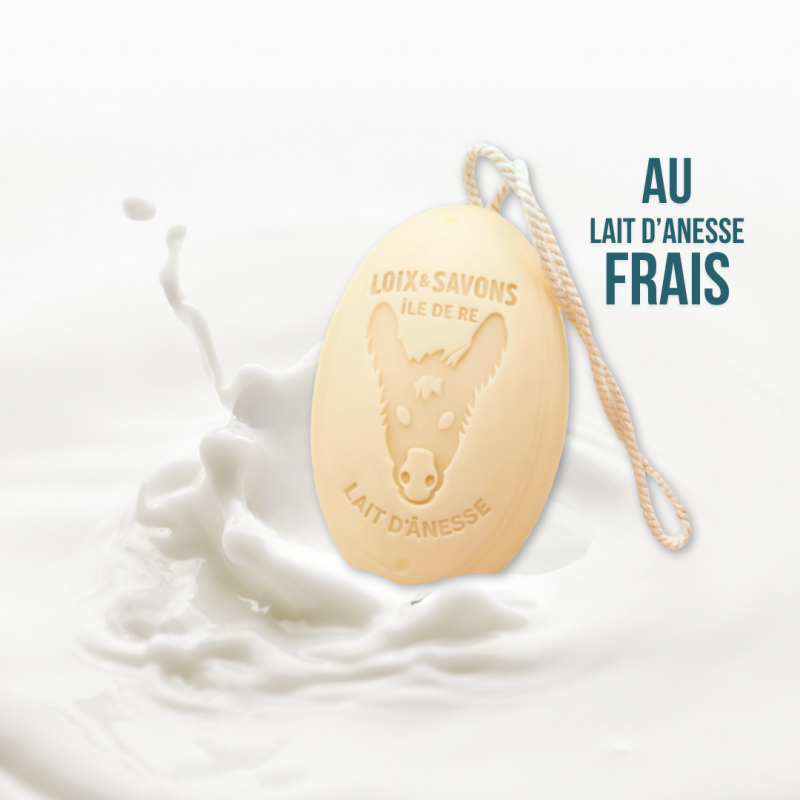 Savon ficelle au lait frais d'Anesse BIO 200gr professionnelle