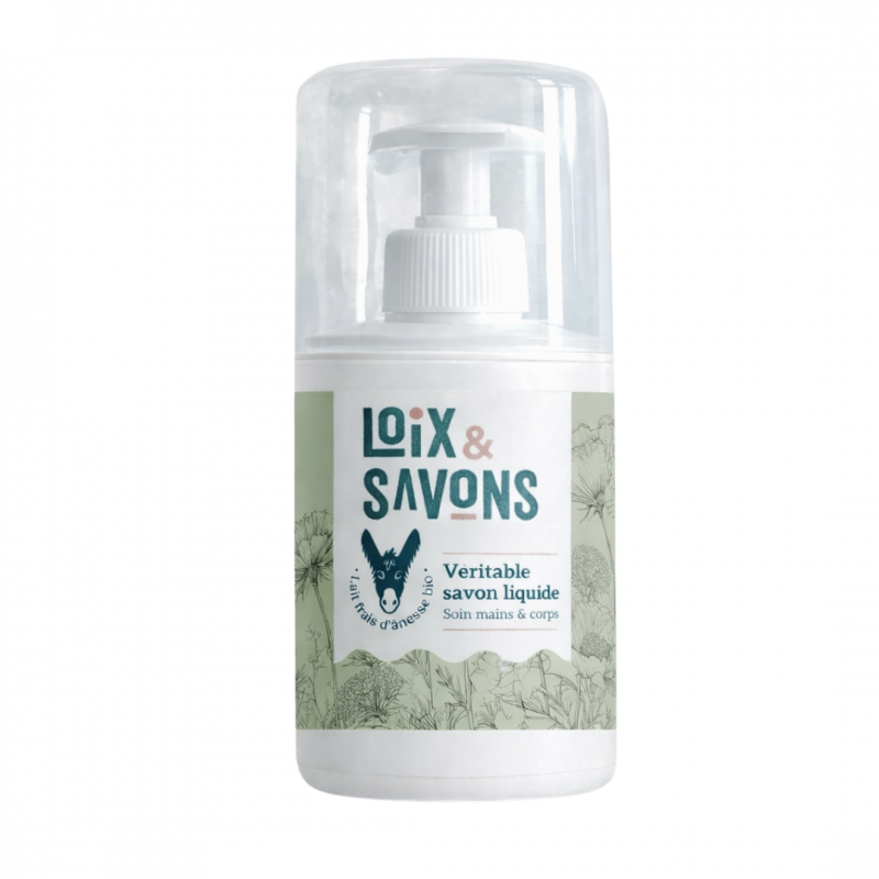 Savon liquide au lait d'anesse