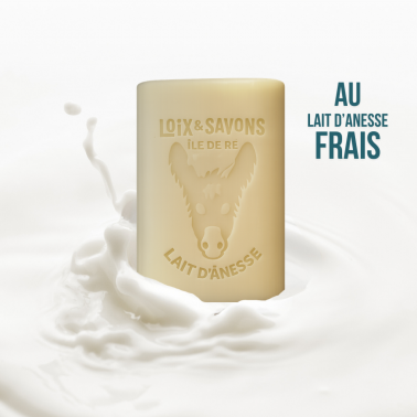 Savon au lait d'ânesse de l'ile de re 100g professionnelle